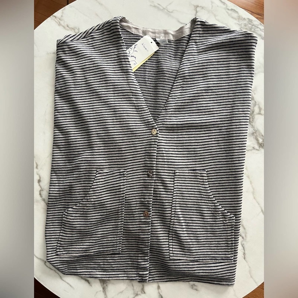 Kleen Striped Sweater Vest